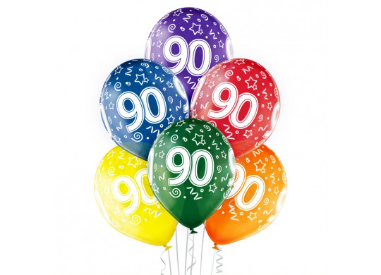 Fissaly® Décoration Anniversaire 90 Ans - Ballons - Anniversaire