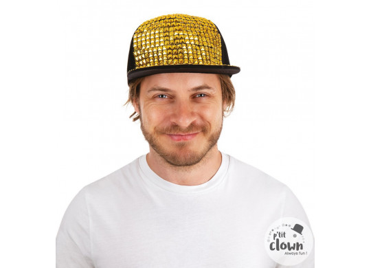 Casquette bling bling or