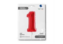 Ballon aluminium 1 rouge