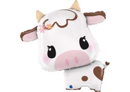 Ballon aluminium forme vache mignone