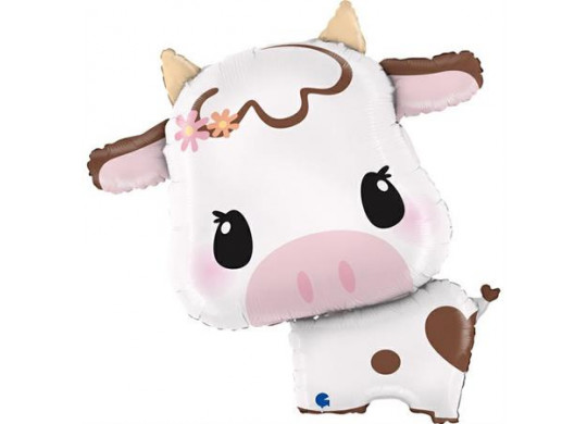 Ballon aluminium forme vache mignone