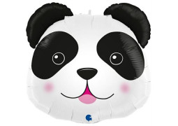 Ballon aluminium forme tete panda