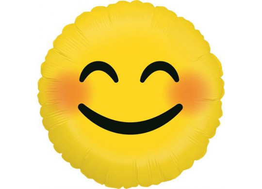 Ballon aluminium rond emoji sourire