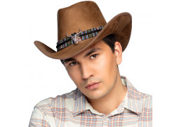 Chapeau cow boy Django marron