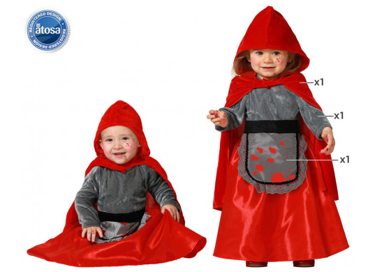 Costume baby chaperon rouge