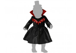 Costume baby vampire noir/rouge