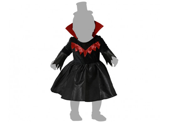 Costume baby vampire noir/rouge