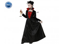 Costume enfant vampire robe longue noire