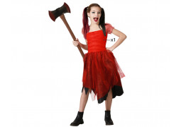 Costume enfant Harley Quinn rouge