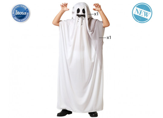 Costume enfant fantôme blanc