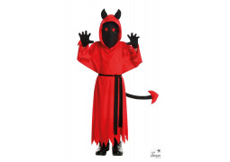 Costume enfant diable rouge masqué