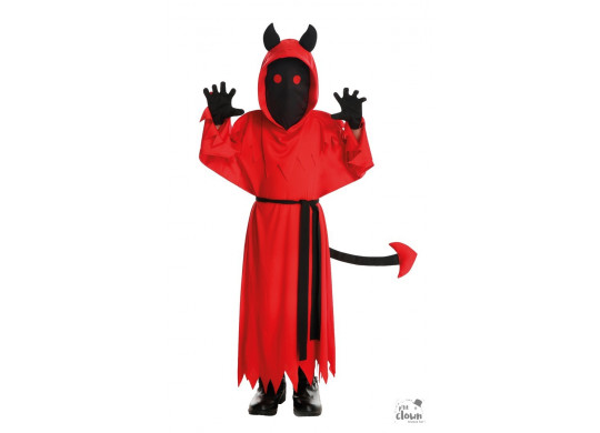 Costume enfant diable rouge masqué