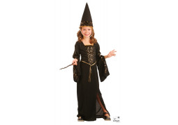 Costume enfant magicienne robe noire