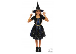 Costume enfant sorcière étoilée