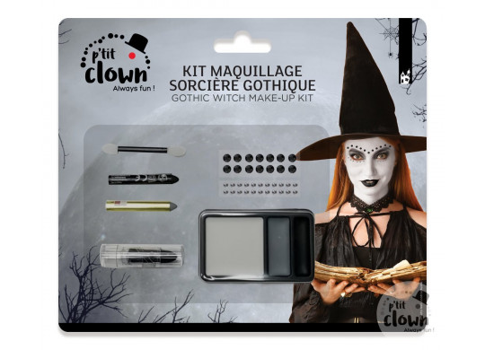 Kit maquillage sorcière gothique