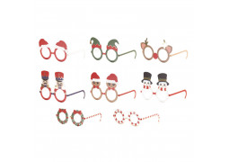 Lunettes carton sweety Xmas x8