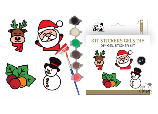 Kit DIY sticker gel de Noël