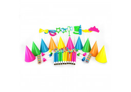 Cotillons 10 personnes luxe fluo UV