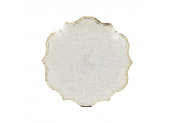 Assiettes GM communion lin x8