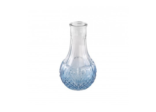 Vase verre mini Albertine bleu degradé