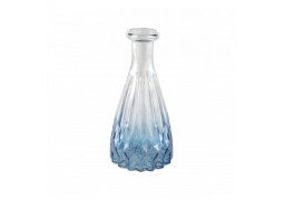 Vase verre Alexandrine bleu degradé