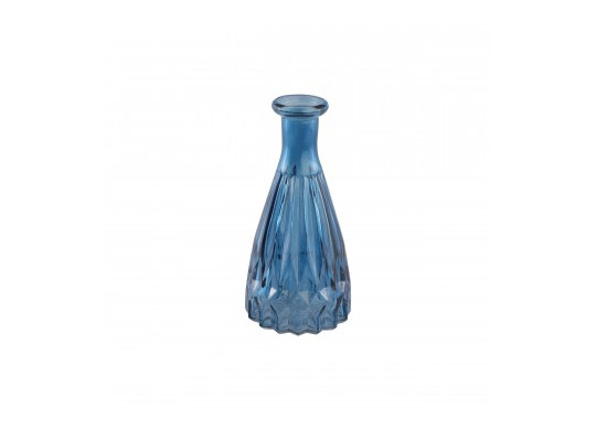 Vase verre mini Alexandrine bleu denim